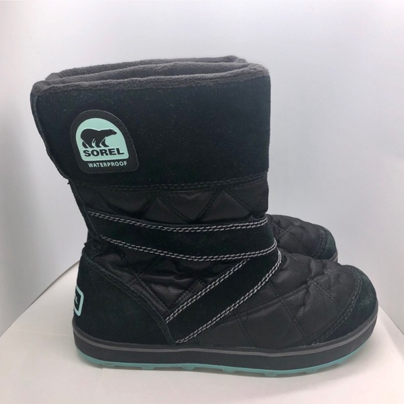 sorel nl2080-010 waterproof glacy quilted 8.5 - Picture 3 of 6